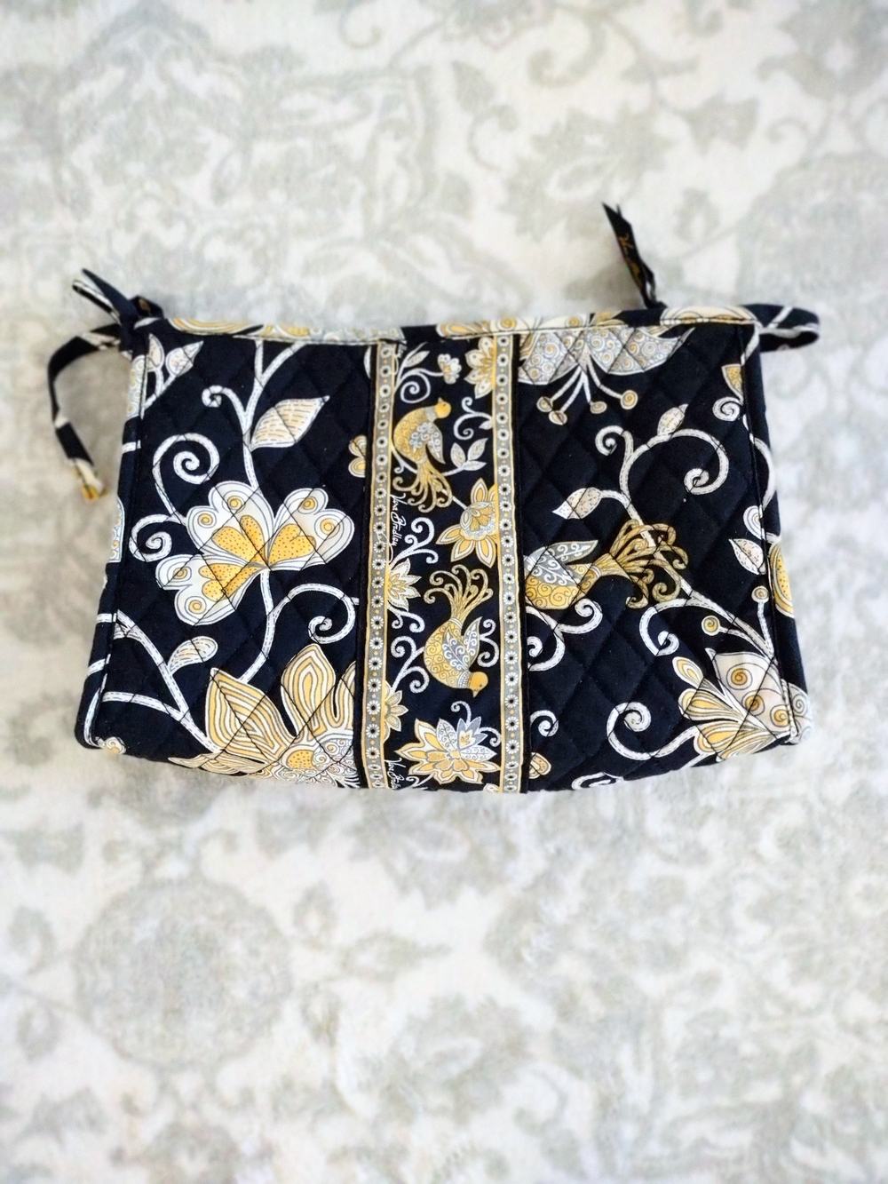 Vintage Vera Bradley Quilted Cosmetic Pouch